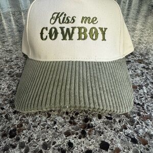 Kiss Me Cowboy Trucker Hat